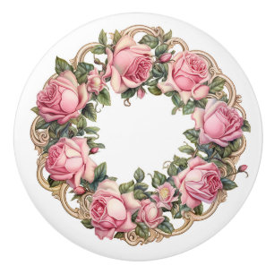 Bouton De Porte En Céramique Rose rose rose