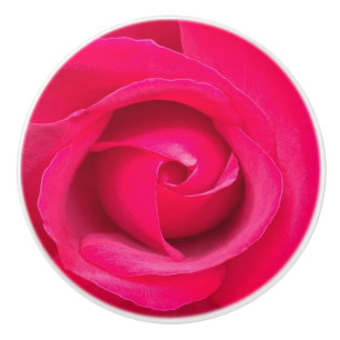 Bouton De Porte En Céramique Rose rose rouge romantique