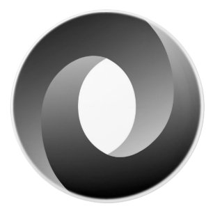 BOUTON DE PORTE EN CÉRAMIQUE ROUE SPIRALE