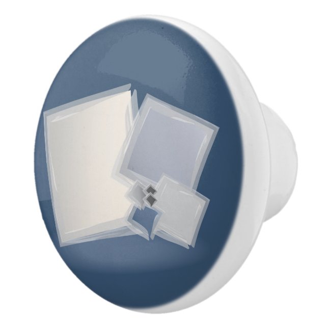 Bouton De Porte En Céramique Roulement des carrés Fibonacci (Droite)