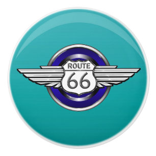 Bouton De Porte En Céramique Route 66 Ceramic Knobs - SRF