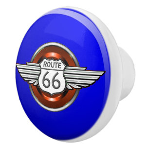Bouton De Porte En Céramique Route 66 Ceramic Knobs - SRF