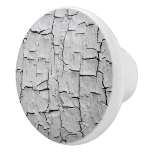Bouton De Porte En Céramique Rustique Pays Shabby Chic Gris Couleur Texture