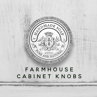 Bouton De Porte En Céramique Salle de bain Vintage blanche avec savon artisanal