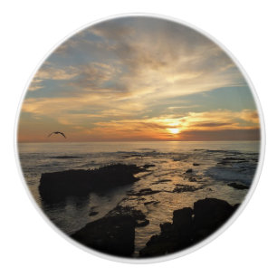 Bouton De Porte En Céramique San Diego Sunset