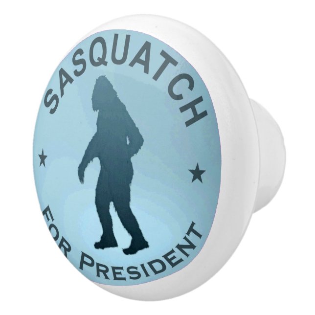 Bouton De Porte En Céramique Sasquatch, Président (Droite)