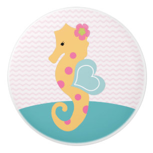 Bouton De Porte En Céramique Seahorse Nursery Drawer Pull Knows