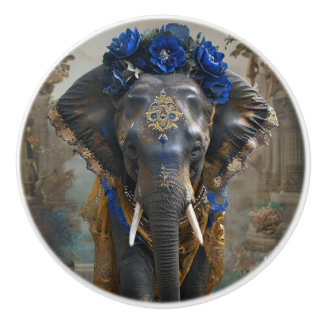 Bouton De Porte En Céramique Sérénité florale de Tusk