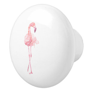 Bouton De Porte En Céramique Série Flamant Tendre Design 2