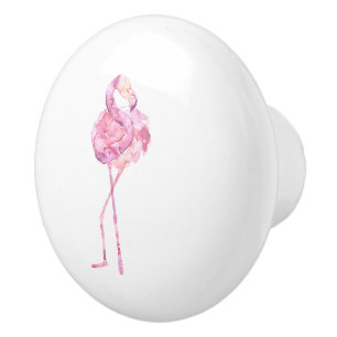 Bouton De Porte En Céramique Série Flamant Tendre Design 3