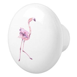 Bouton De Porte En Céramique Série Flamant Tendre Design 5