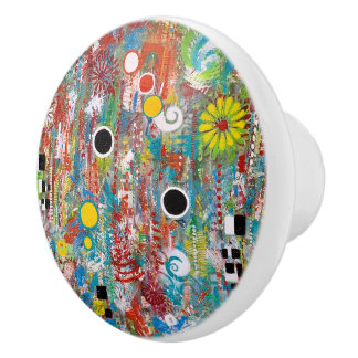 Bouton De Porte En Céramique Side Show Ceramic Knob