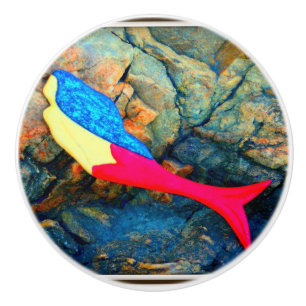 Bouton De Porte En Céramique sirène