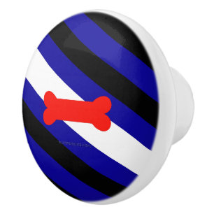 Bouton De Porte En Céramique SlipperyJoe's Puppy Play Pride drapeau fétiche LGB