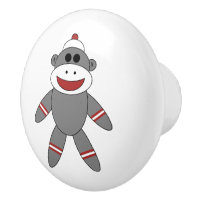 Sock Singe Stuffé Animal Enfant Chambre Dresser