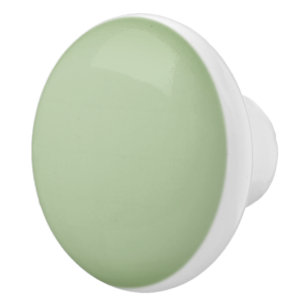 Bouton De Porte En Céramique Solid Jade Green Celadon