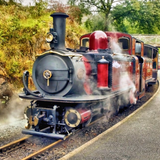 BOUTON DE PORTE EN CÉRAMIQUE STEAM TRAIN (Créateur téléchargé)