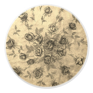 BOUTON DE PORTE EN CÉRAMIQUE STYLE DE CONCEPTION D'ART DE PÂLE DE PORTE CÉRAMIQ