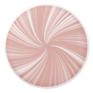 Bouton De Porte En Céramique Stylish Reddish Orange Pastel