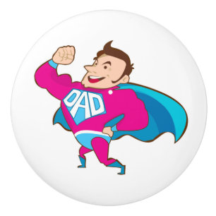 BOUTON DE PORTE EN CÉRAMIQUE SUPER DAD