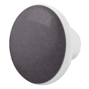 Bouton De Porte En Céramique Surface texturée violette foncée à motif tourbillo