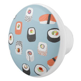 Bouton De Porte En Céramique Sushi