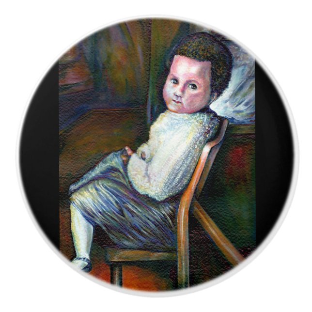 Bouton De Porte En Céramique Synésie (Devant)