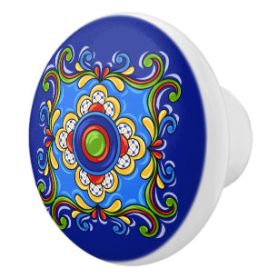 Bouton De Porte En Céramique Talavera Carrelage en céramique Bouton de tiroir