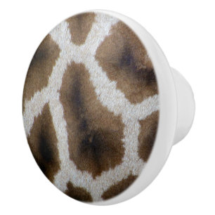 Bouton De Porte En Céramique Tendance Giraffe Peau de fourrure - Rich Elegant M