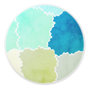 Bouton De Porte En Céramique Terre rustique tonique