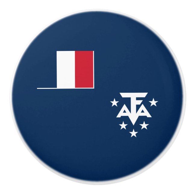 Bouton De Porte En Céramique Terres australes françaises de l'Antarctique (Devant)