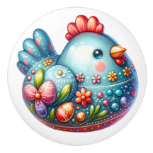 Thème de poulet en céramique