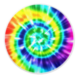 Bouton De Porte En Céramique Tie Dye Rainbow (2).jpg