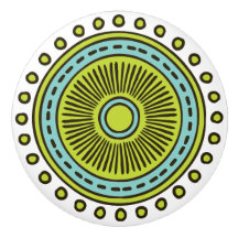 Tige en céramique couleur main fanée en blanc