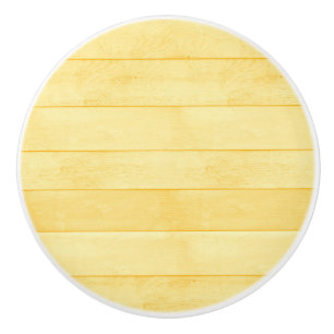 Bouton De Porte En Céramique Tige en céramique en bois jaune