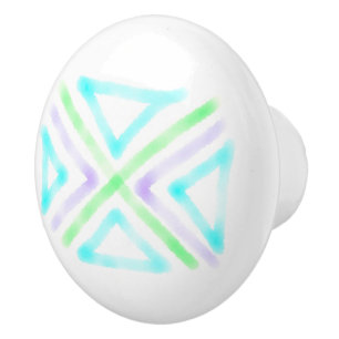 Bouton De Porte En Céramique Tirage en céramique Lagune