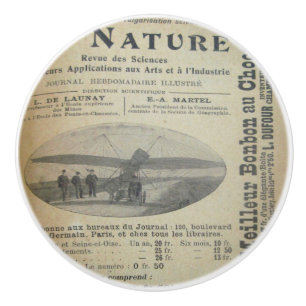 Bouton De Porte En Céramique Tirage français vintage