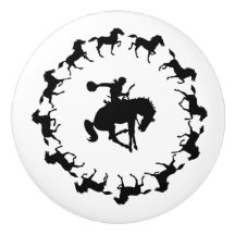 Tiroir de cavalier Bronc vintage