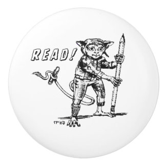 Bouton De Porte En Céramique Tiroir en céramique blanche pour lecteurs et écriv