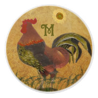 Tiroir Monogramme à coq de pays fier