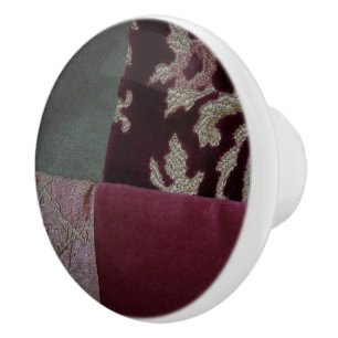Bouton De Porte En Céramique Tissu courbé