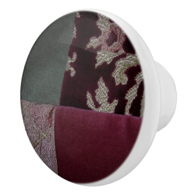 Bouton De Porte En Céramique Tissu courbé (Droite)