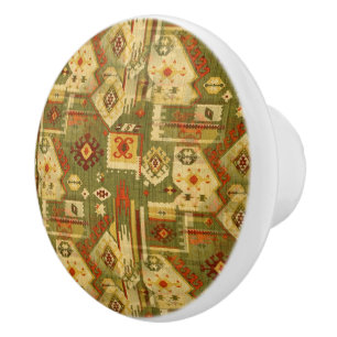 Bouton De Porte En Céramique tissu tribal amérindien I + vos idées
