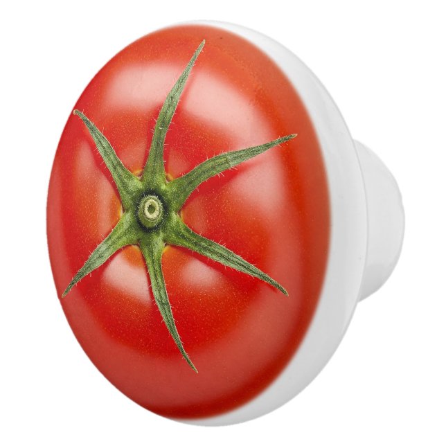 Bouton De Porte En Céramique Tomato rouge (Droite)
