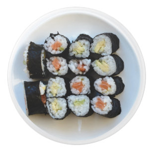 Bouton De Porte En Céramique Touche de sushi