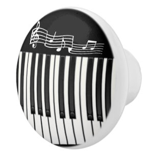 Bouton De Porte En Céramique Touches de piano