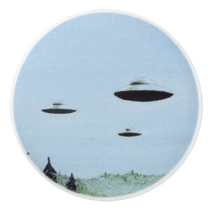 Bouton De Porte En Céramique Trio UFO