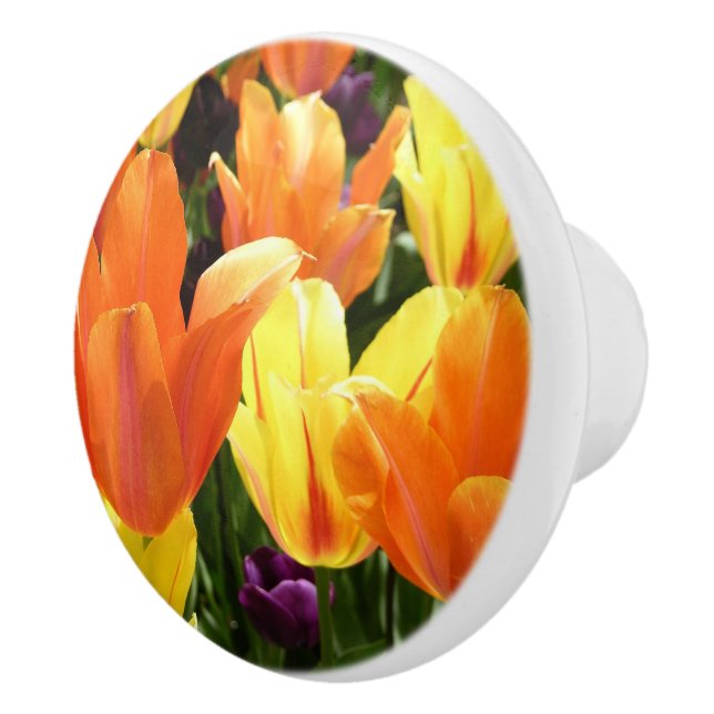 Bouton De Porte En Céramique Tulip Ceramic Knob (Droite)
