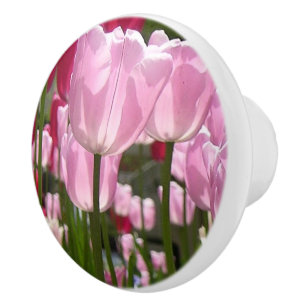 Bouton De Porte En Céramique Tulip Garden Ceramic Knob