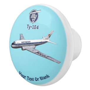 Bouton De Porte En Céramique Tupolev (Т у п л о в) Tu-104 Airliner